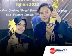 Mahasiswa IIK Bhakta Raih Juara 2 Pencak Silat Kategori Dewasa Putri di Kejuaraan Krida PSHT Kota Kediri (18-19 Maret 2023)