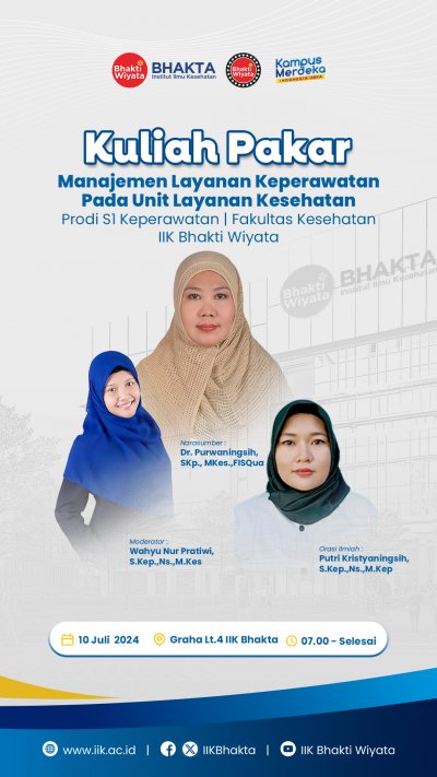  Expert Lecture for the Bachelor's Program in Nursing