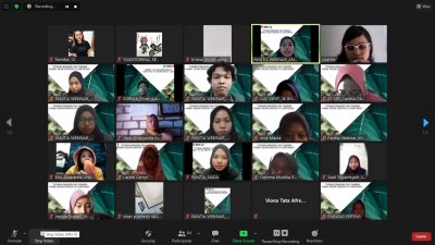 Dokumentasi Webinar Peranan Makanan dan Tanaman Herbal dalam Survival di Alam Bebas