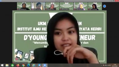 Kegiatan Webinar D’YOUNG ENTREPRENEUR
