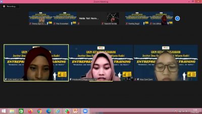 Kegiatan Webinar ENTREPRENEUR YOUNG TRAINING