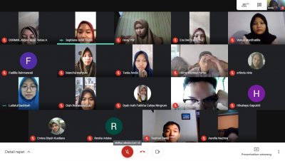 Temu sapa anggota baru bersama Ibu Lailatul Badriyah, S.Si., M.Sc, selaku dosbing UKM GIBW Tanggal 25 OKTOBER 2020