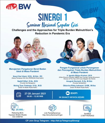 SINERGI 1: NATIONAL SEMINAR AROUND NUTRITION