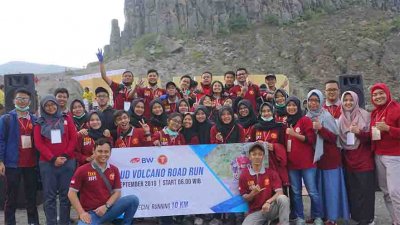 UKM Sport Fisioterapi di Event Internasional Kediri Vulcano Road Run 2019