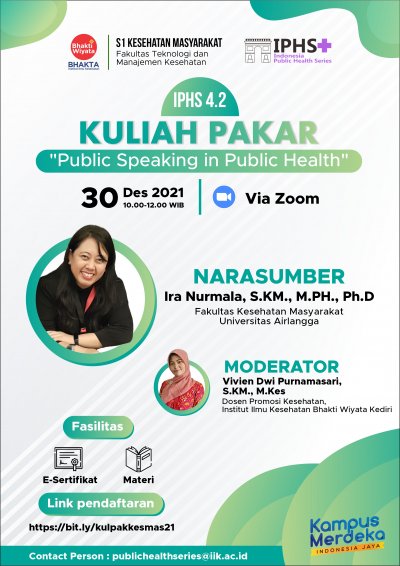 National webinar �Public Speaking in Public Health�� 