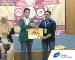 RMIK D3 Study Program represented by Andra Dwitama Hidayat won 3rd Place in the Medical Record Speech Competition Category in the Indonesian Medical Record Olympiad (ORI) at Gadjah Mada University (UGM) on 19-20 May 2017.