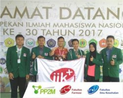 Indra Permana sebagai Peraih Juara 3 Setara Medali Perunggu dalam Program Kreativitas Mahasiswa - Kewirausahaan (PKM-K) tanggal 26 Agustus 2017 di Universitas Muslim Indonesia.