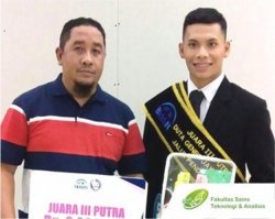 Nathanael Rhesa, a D4 Medical Laboratory Technology student, won 3rd place in the 2018 East Java GenRe (Planning Generation) Ambassador contest.
