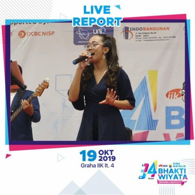 Ajak Penotong Bernyanyi dan Berjoget Bersama, Penampilan The Outside Band Pecahkan Suasana di Graha IIK Hall