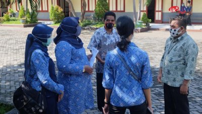 Proses survei ini bertujuan mengukur tingkat kepatuhan warga kota Kediri dalam protokol COVID-19.