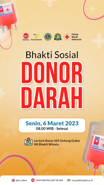 Bhakti Sosial: Donor Darah