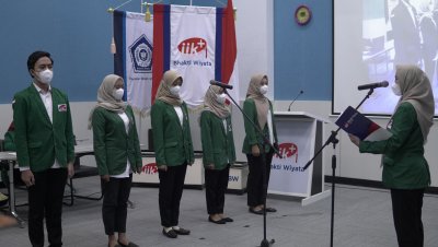 Perwakilan ormawa yang dilantuk oleh DPM IIK Bhakta