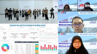 Seminar Online Inovasi Rekam Medis Elektronik di Era Digital oleh HIMA D3 RMIK