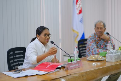 Dr. Merita Antonia A. Monteiro, MD, MPH., mengucapkan terima kasih atas dibimbingnya mahasiswa dari Timor Leste di IIK Bhakta.