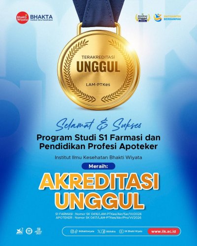 IIK Bhakta Raih Akreditasi Unggul untuk Program Studi S1 Farmasi dan Pendidikan Profesi Apoteker