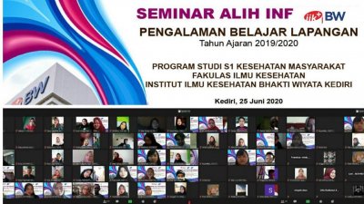 Alih Informasi S1 Kesehatan Masyarakat IIK BW dilaksanakan secara online.