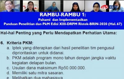 Dosen IIK BW Siap Bersaing Raih Hibah Program Kemitraan Masyarakat DRPM Ristek-BRIN TA 2021