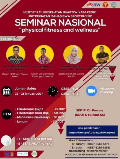 Seminar Nasional: Physical Fitness and Wellness