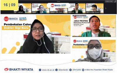 Pengambilan Janji Profesi Dokter Gigi IIK Bhakta Dilakukan Daring