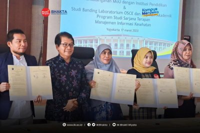 Faculty of Health Technology and Management IIK Bhakta Establishes MoU with UGM Vocational School